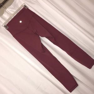 Lululemon “So Merlot” Align Pant II 25”